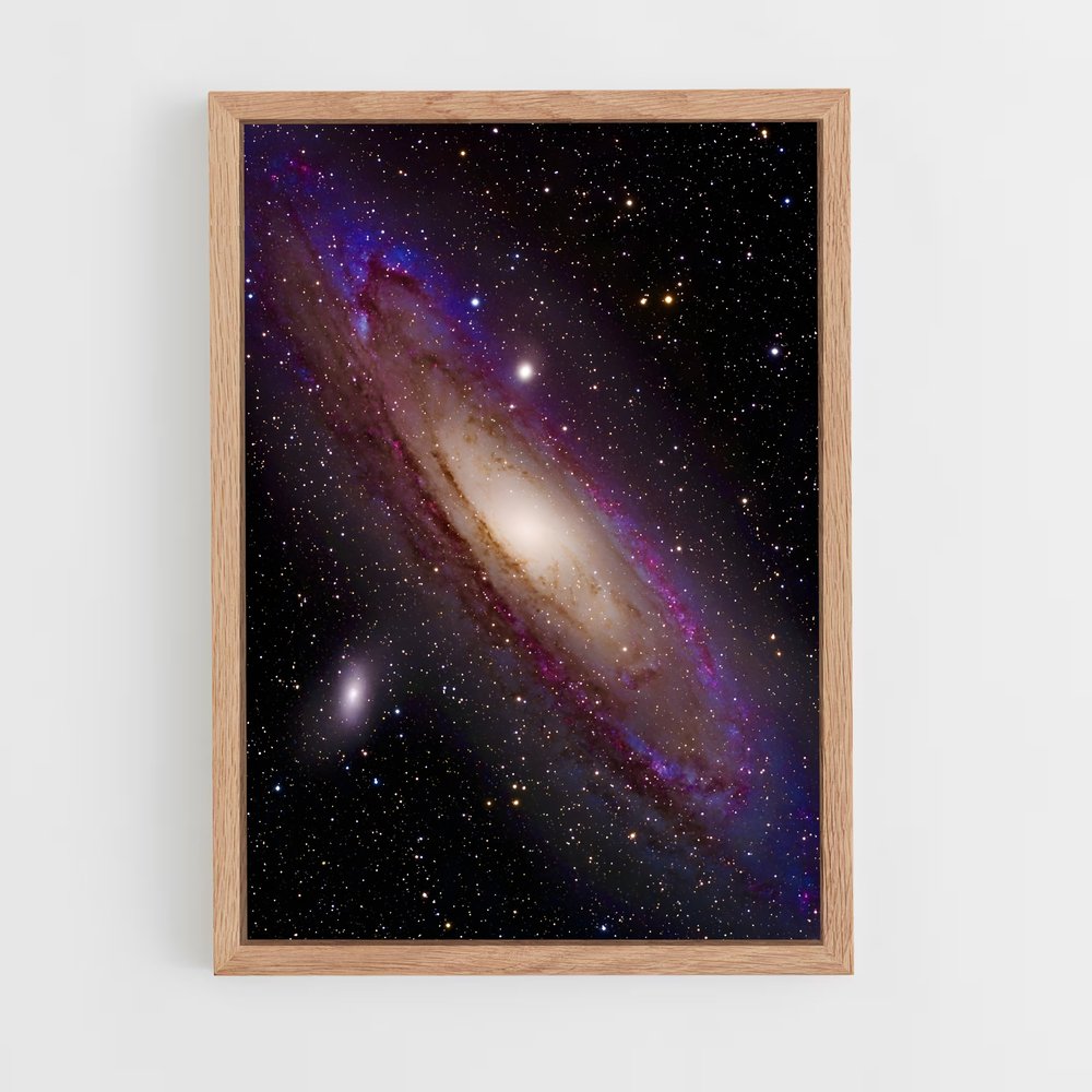 ap-andromeda galaxy-2 cadre Bois clair