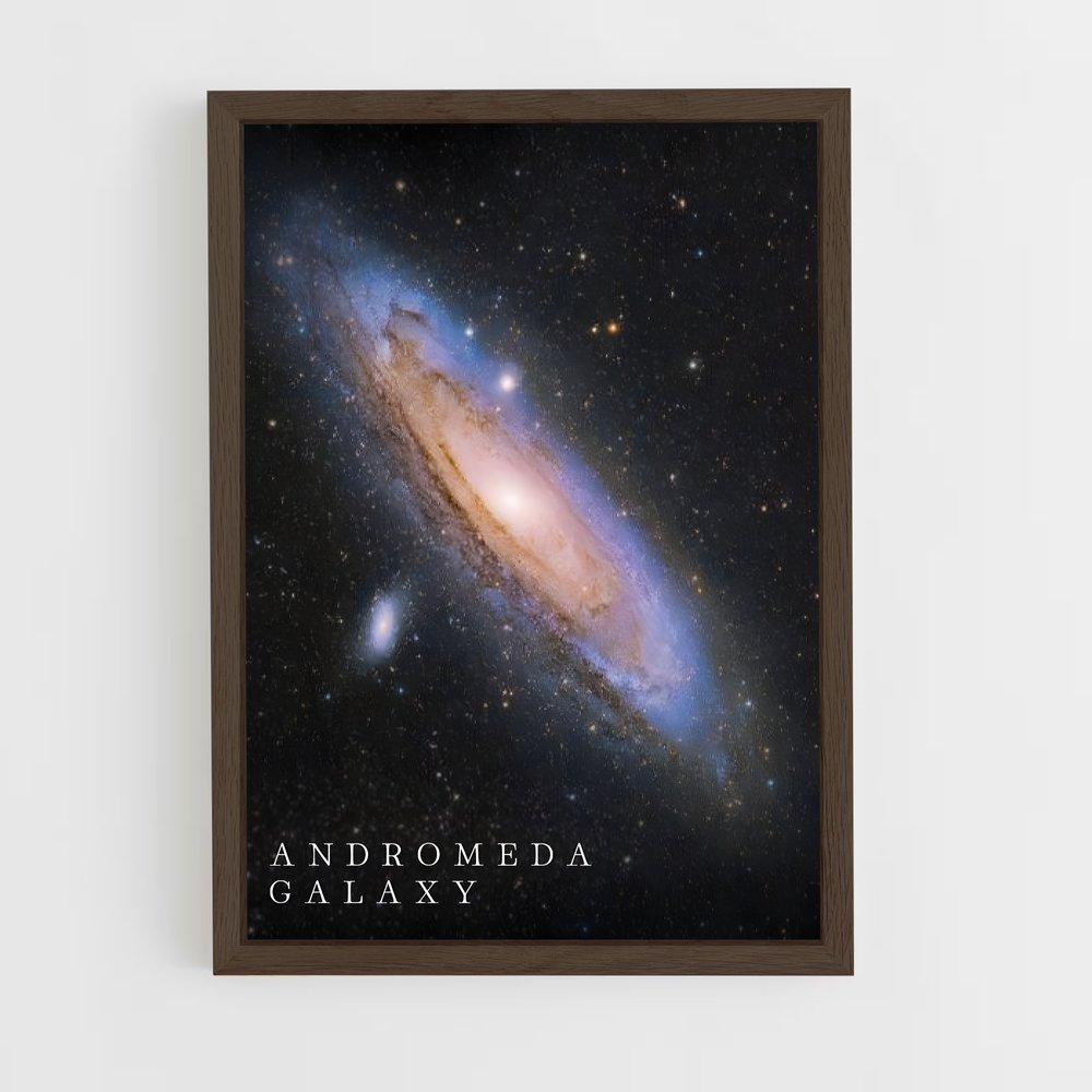 ap-andromeda galaxy-3 cadre Bois foncé