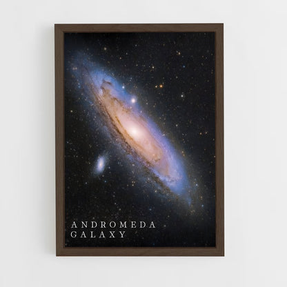 ap-andromeda galaxy-3 cadre Bois foncé