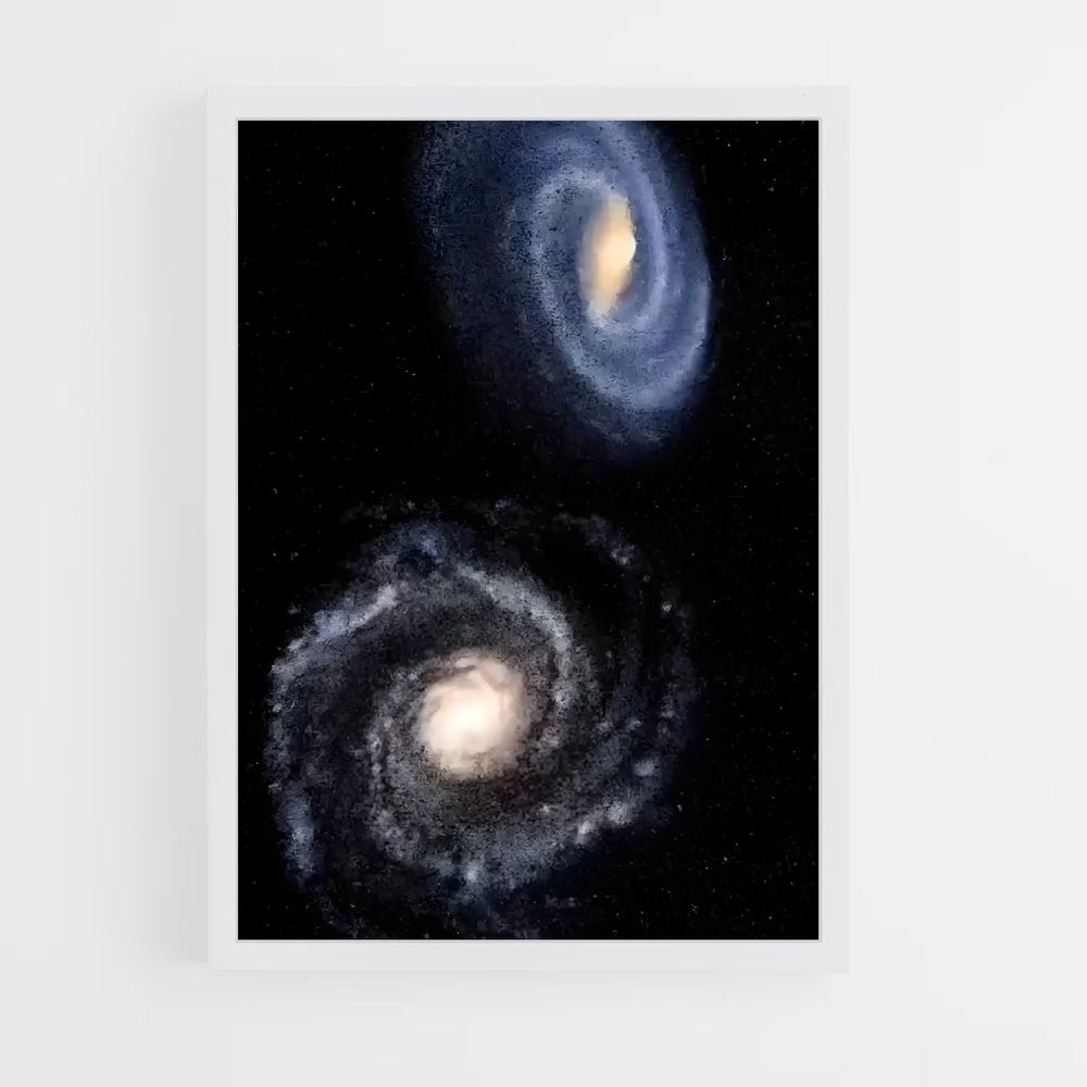 ap-andromeda galaxy-4 cadre Blanc
