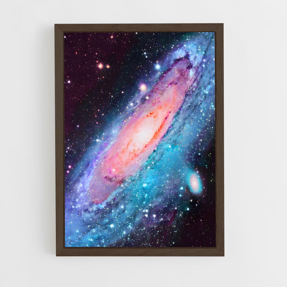 ap-andromeda galaxy-5 cadre Bois foncé