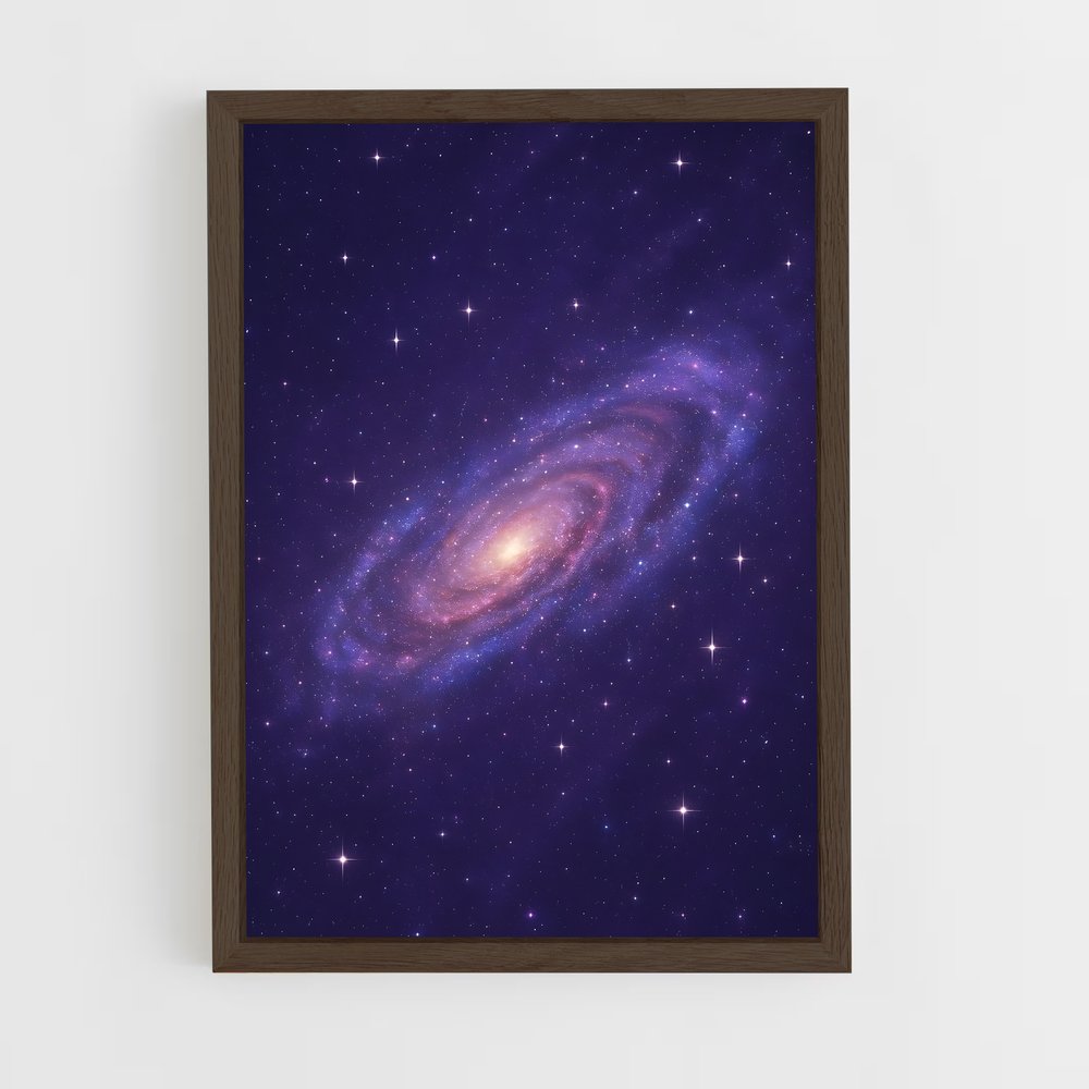 ap-andromeda galaxy-6 cadre Bois foncé