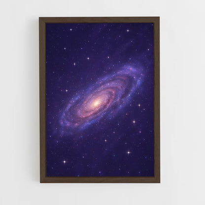 ap-andromeda galaxy-6 cadre Bois foncé