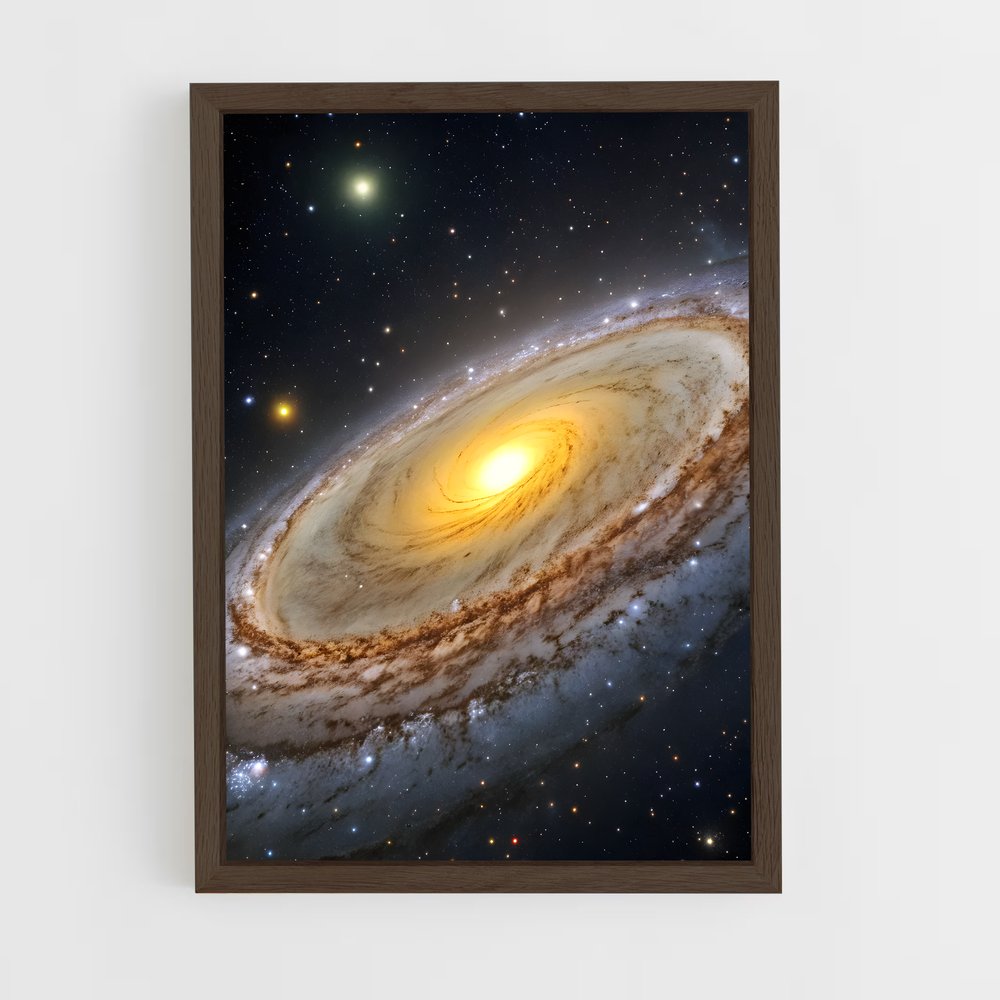 ap-andromeda galaxy-7 cadre Bois foncé