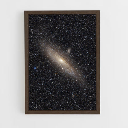 ap-andromeda galaxy-8 cadre Bois foncé