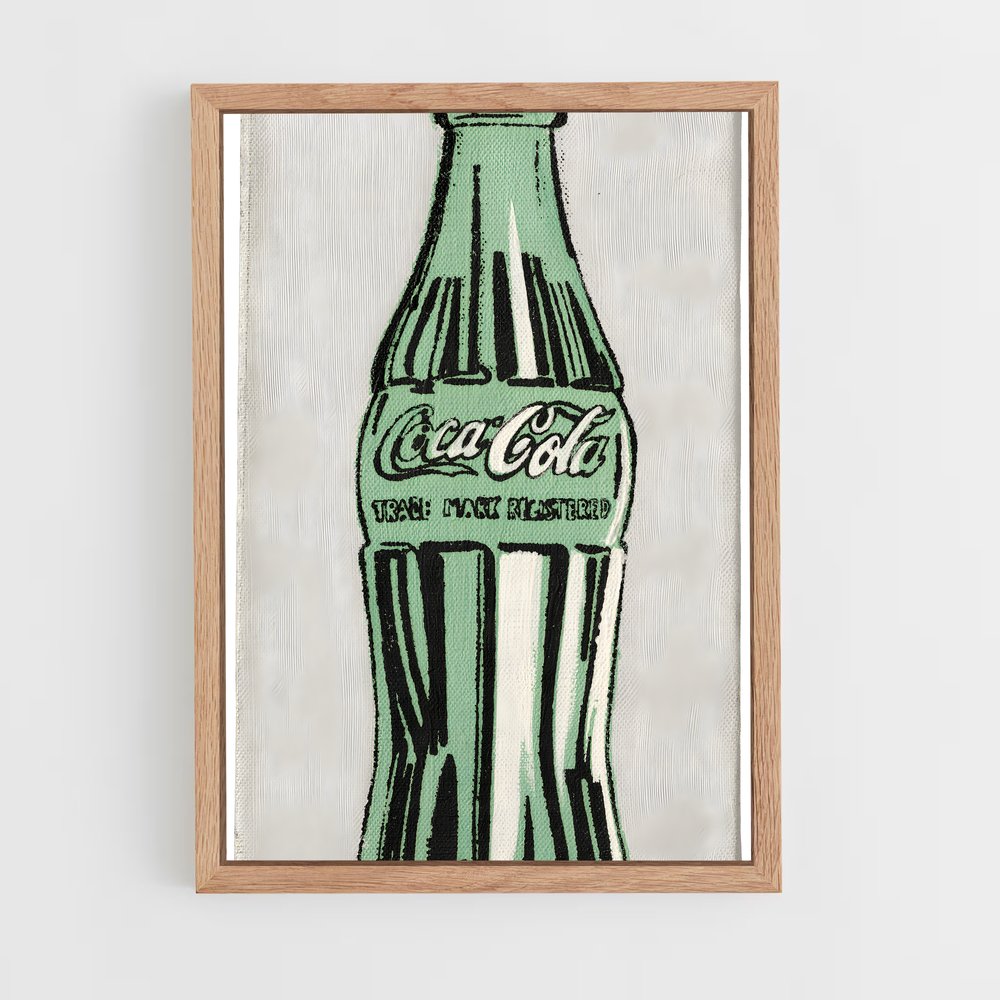 ap-andy warhol-1 cadre Bois clair