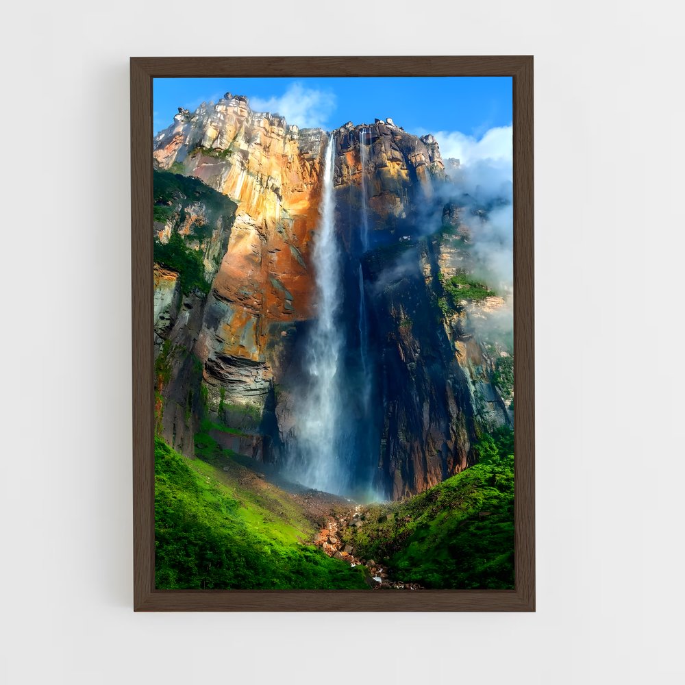 ap-angel falls-1 cadre Bois foncé