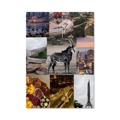 Poster Villes d'Angola