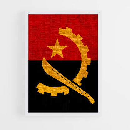 ap-angola flag-4 cadre Blanc