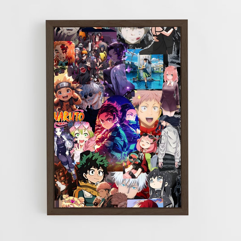 ap-anime community-2 cadre Bois foncé