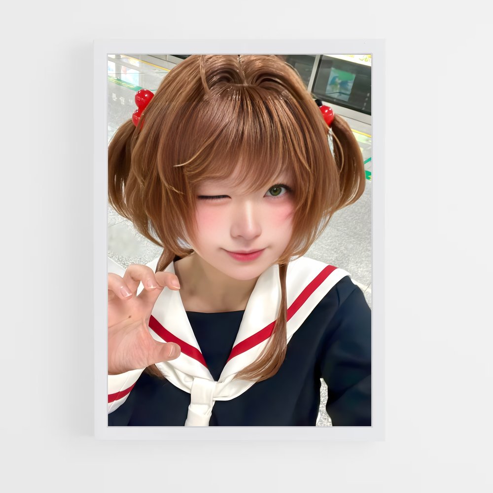 ap-anime cosplay-4 cadre Blanc