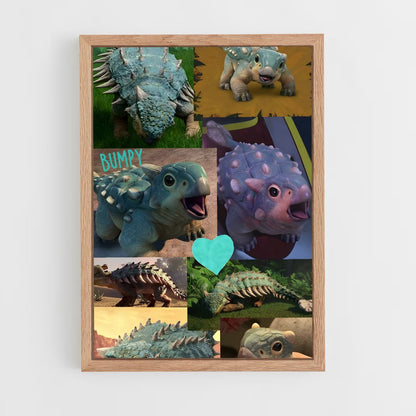 ap-ankylosaurus-5 cadre Bois clair