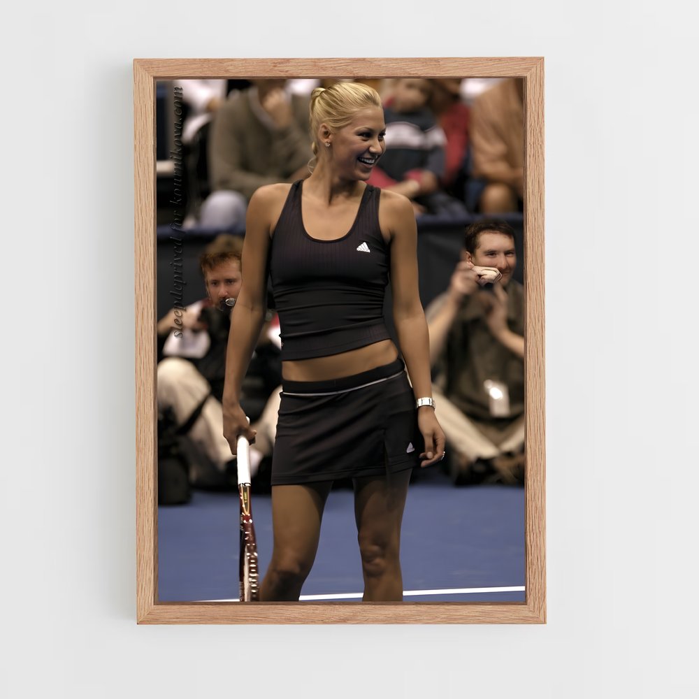 ap-anna kournikova-5 cadre Bois clair
