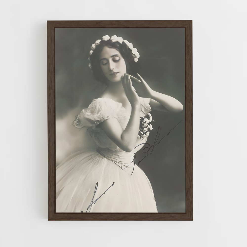 ap-anna pavlova-1 cadre Bois foncé