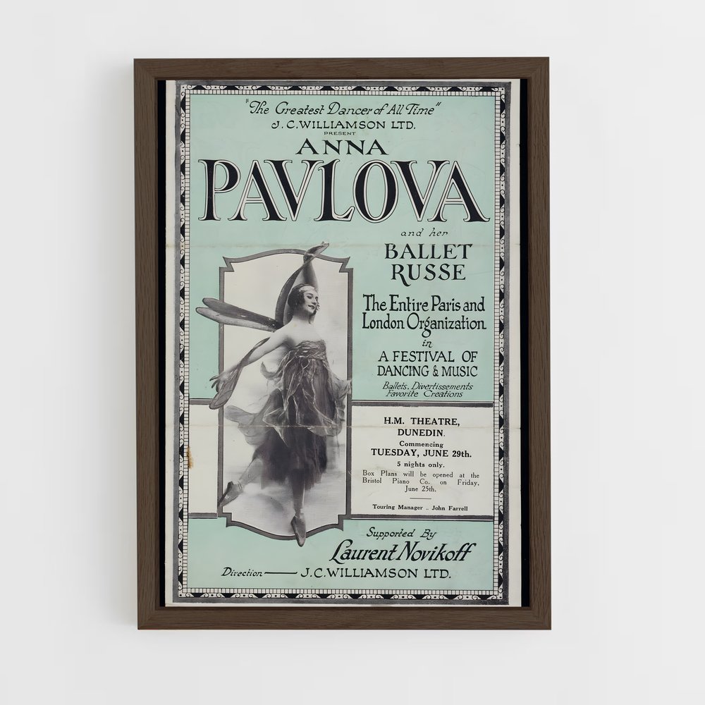 ap-anna pavlova-5 cadre Bois foncé