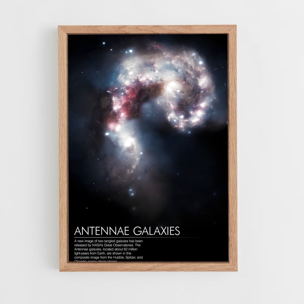 ap-antennae galaxies-1 cadre Bois clair