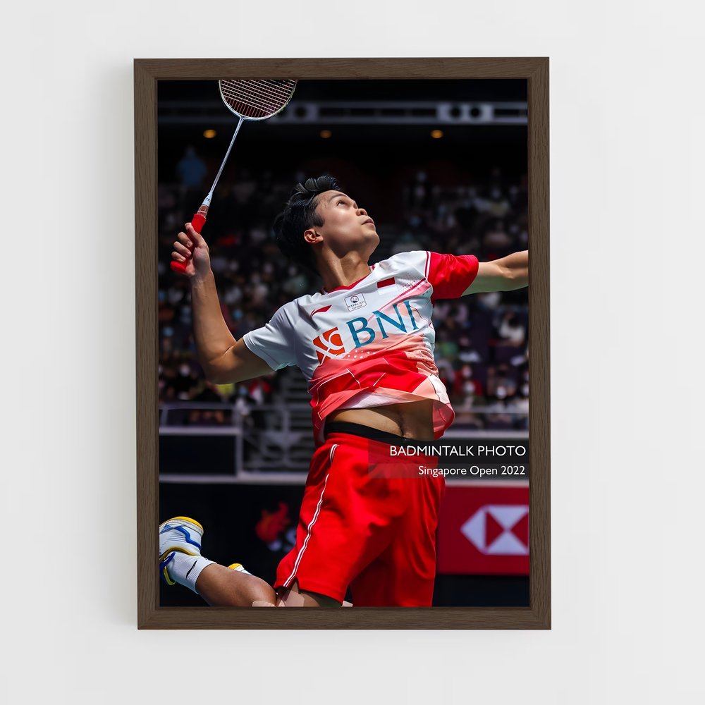 ap-anthony sinisuka ginting-6 cadre Bois foncé