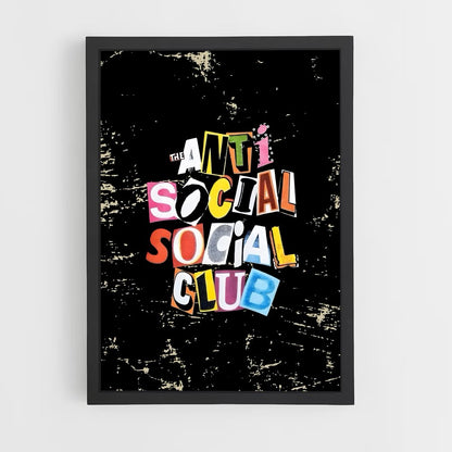 ap-anti social social club-3 cadre Noir