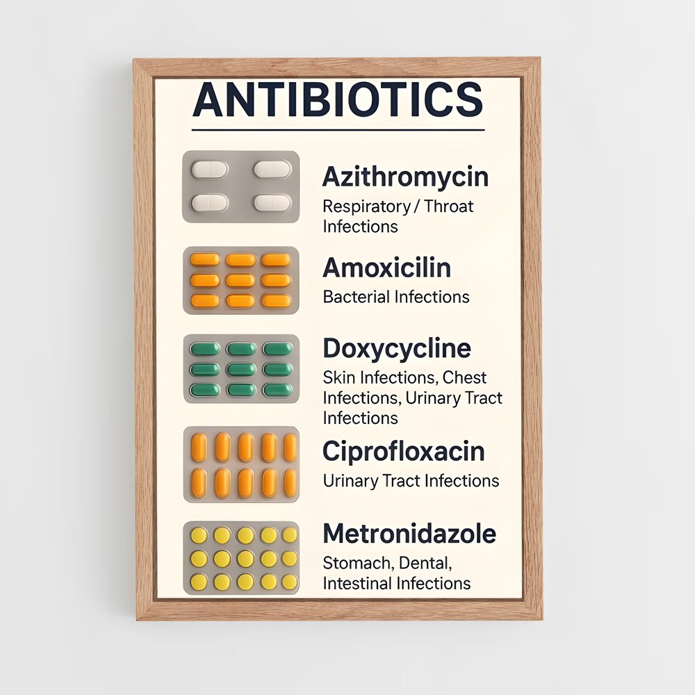 ap-antibiotics-1 cadre Bois clair
