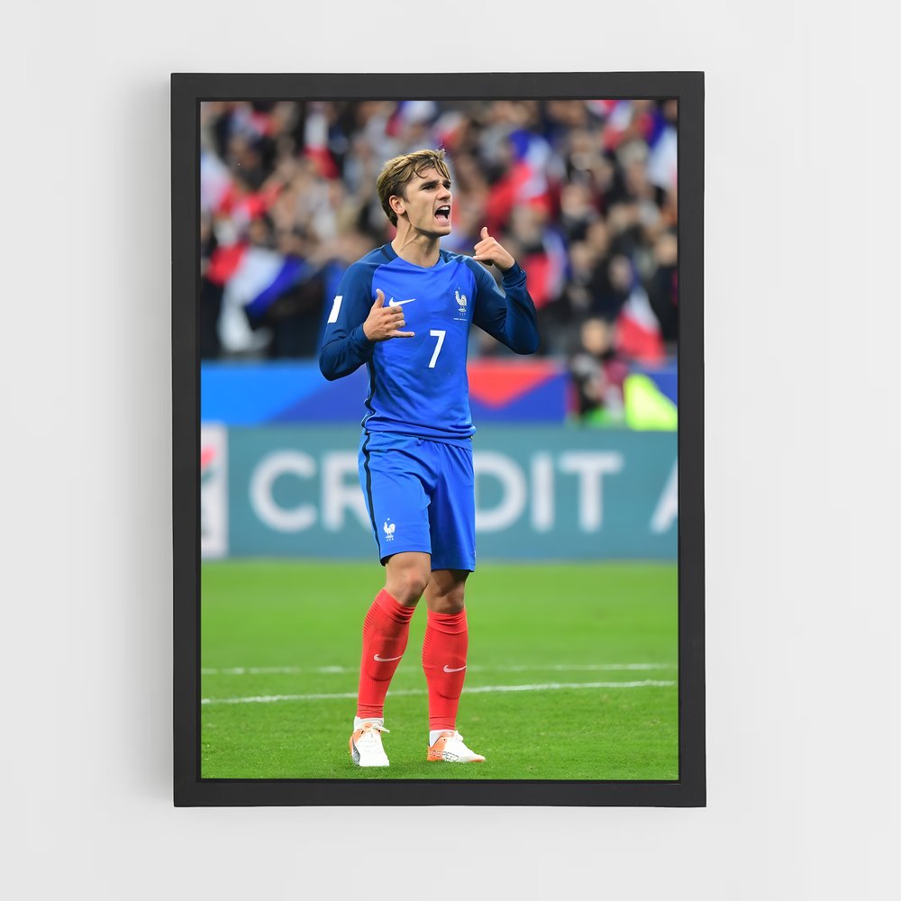 ap-antoine griezmann-2 cadre Noir