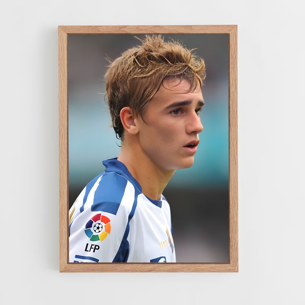 ap-antoine griezmann-9 cadre Bois clair