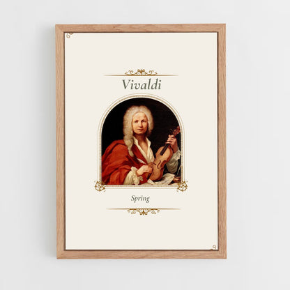 ap-antonio vivaldi-2 cadre Bois clair
