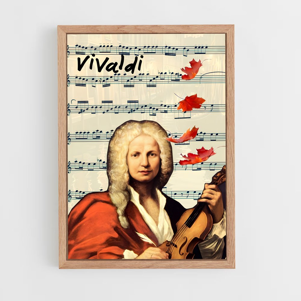 ap-antonio vivaldi-3 cadre Bois clair