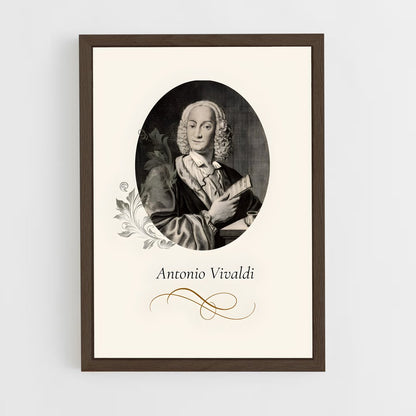ap-antonio vivaldi-4 cadre Bois foncé