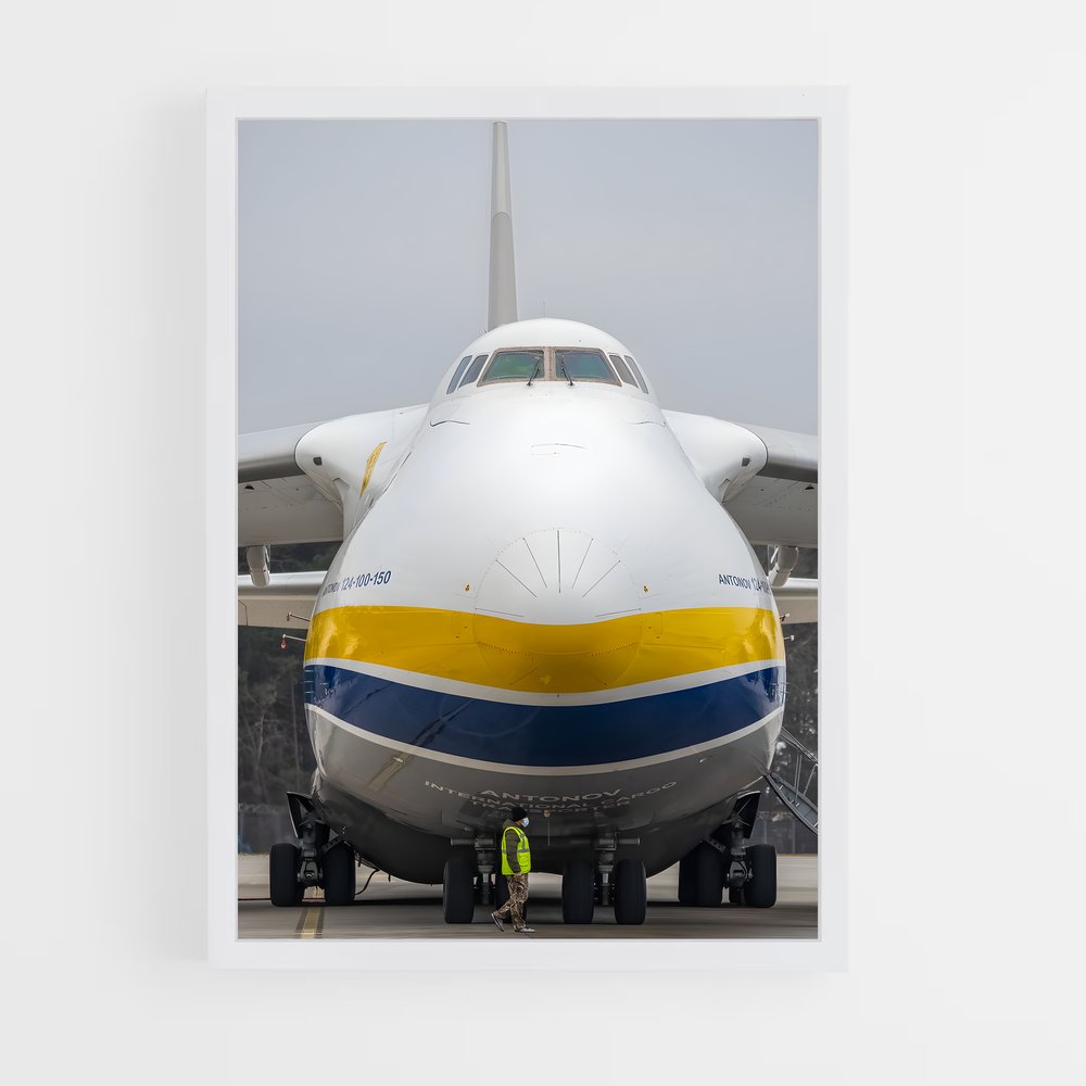 ap-antonov an-124-1 cadre Blanc