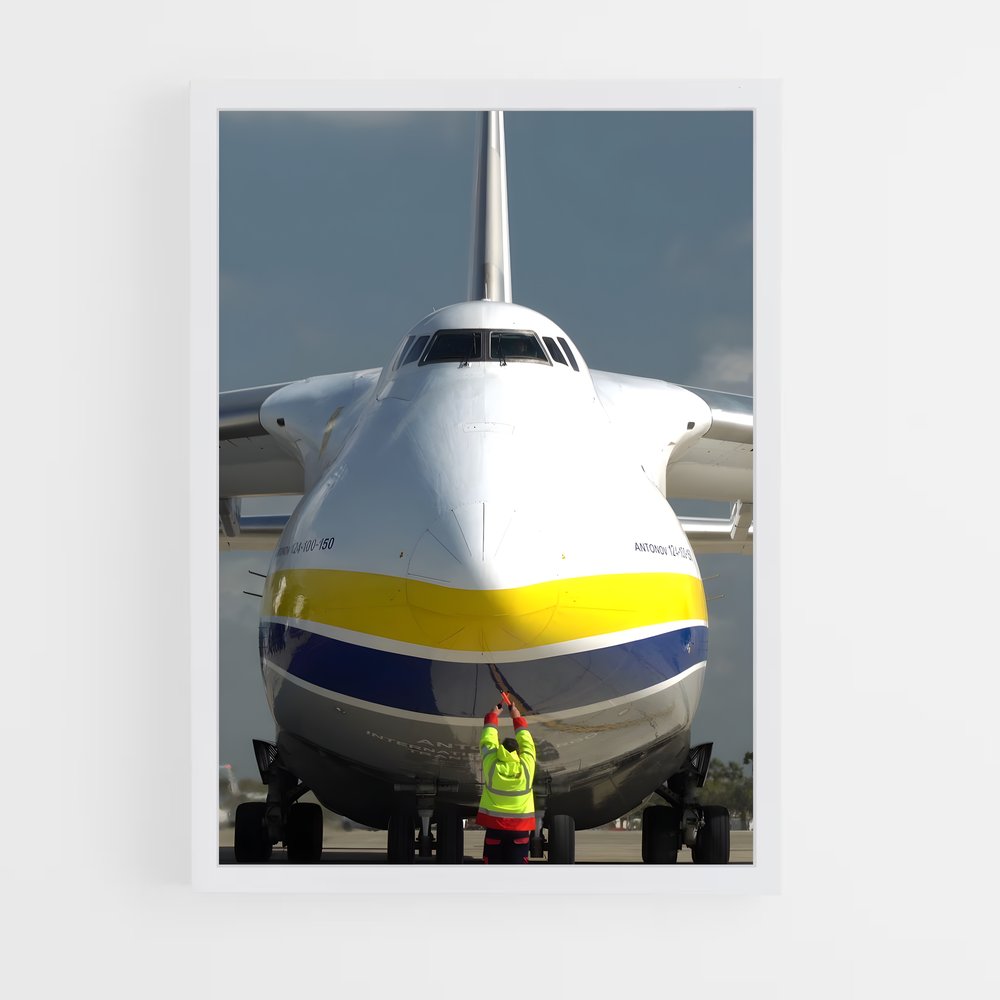 ap-antonov an-124-2 cadre Blanc