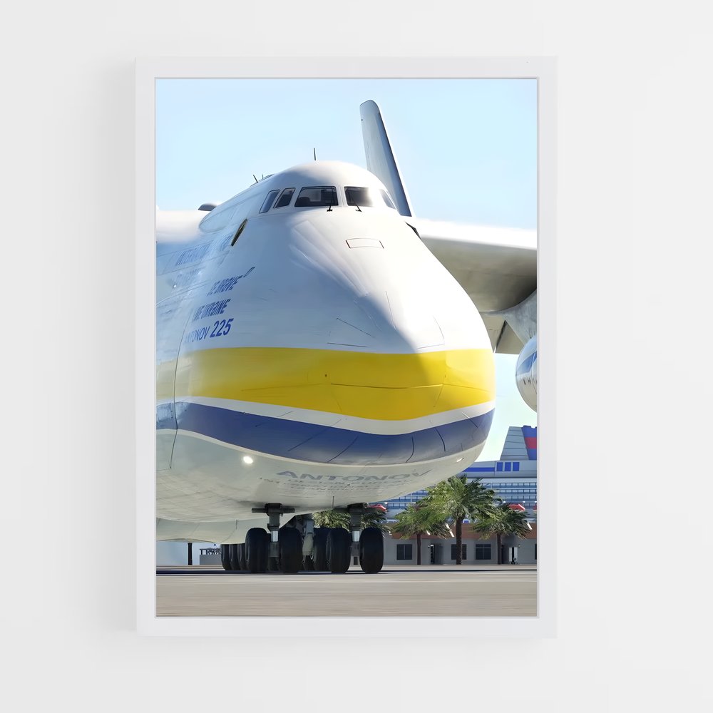 ap-antonov an-225 mriya-1 cadre Blanc