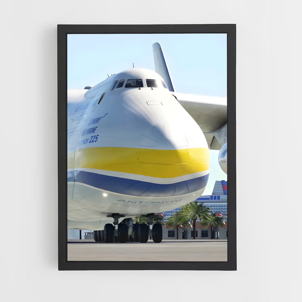 ap-antonov an-225 mriya-1 cadre Noir