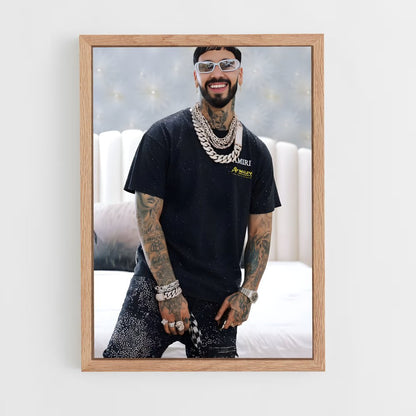 ap-anuel aa-2 cadre Bois clair