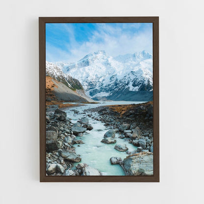 ap-aoraki mount cook-1 cadre Bois foncé