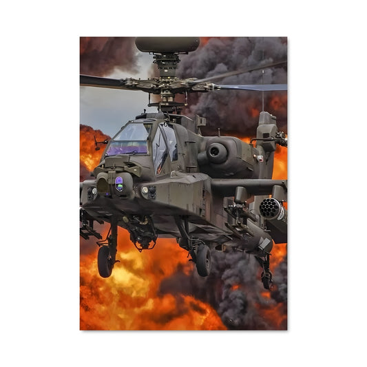 Poster L'Hélico de Feu