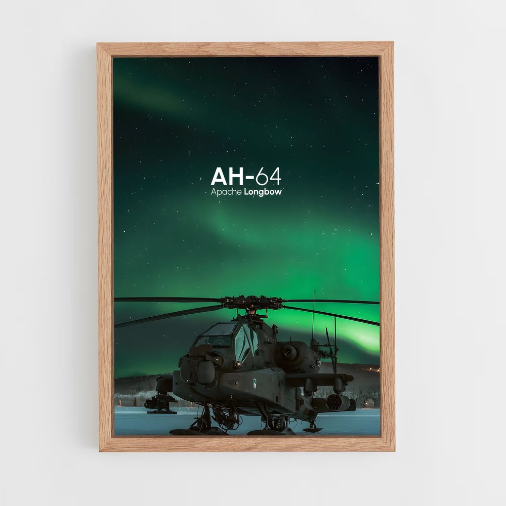 ap-apache ah-64-2 cadre Bois clair