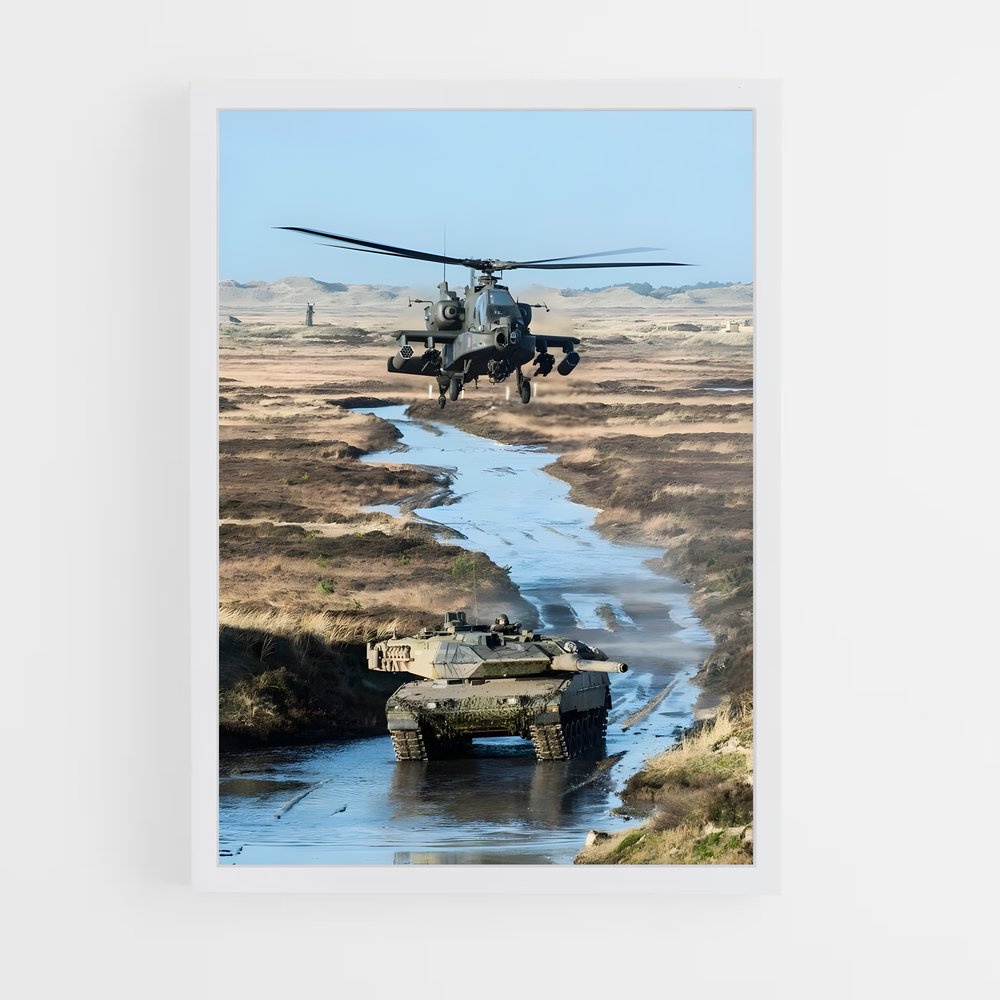ap-apache ah-64-4 cadre Blanc