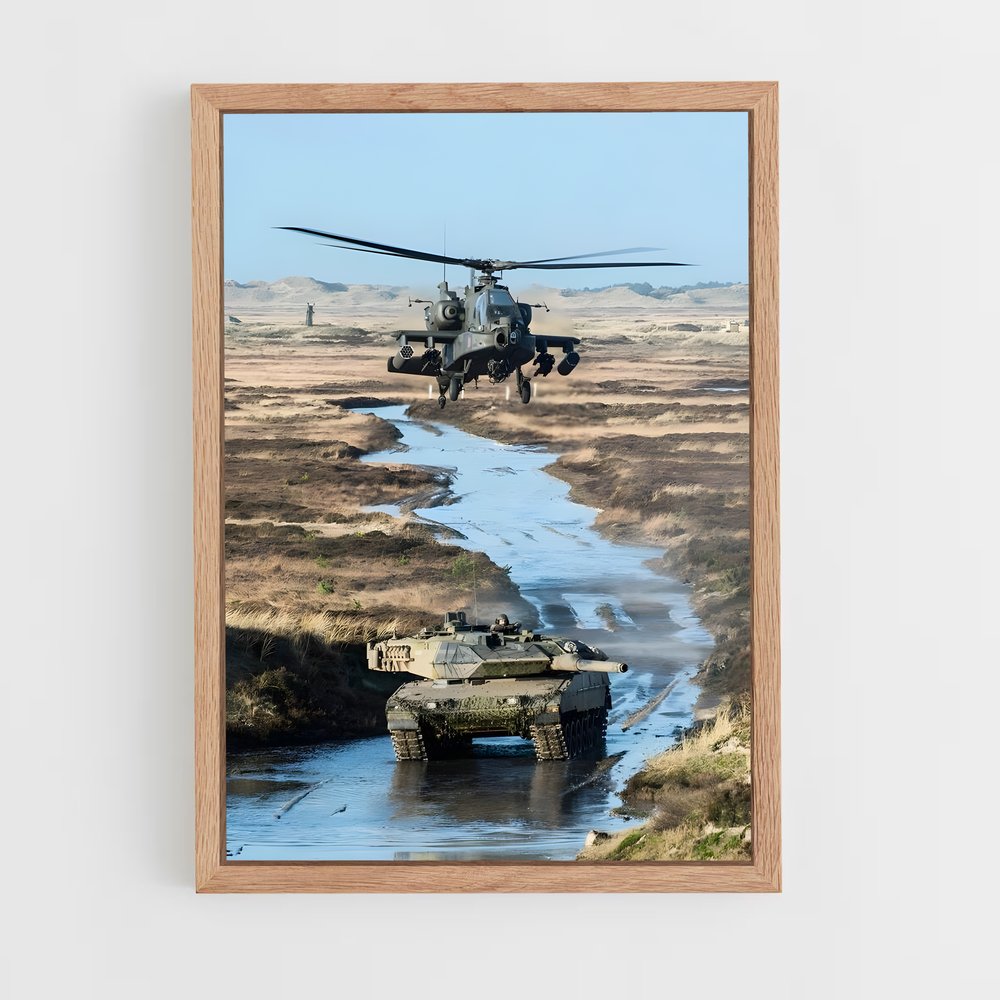 ap-apache ah-64-4 cadre Bois clair