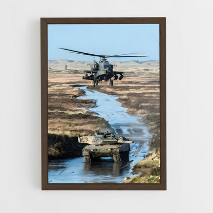 ap-apache ah-64-4 cadre Bois foncé