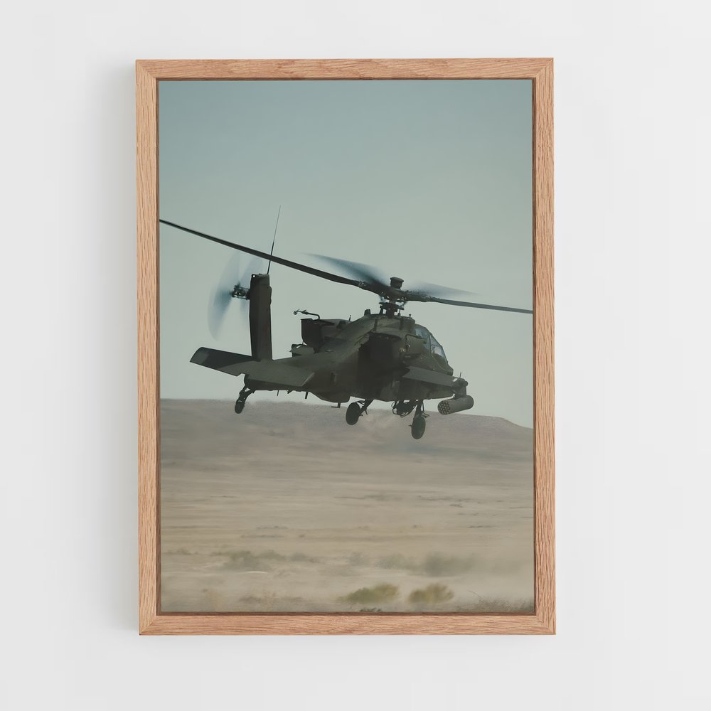 ap-apache ah-64-5 cadre Bois clair