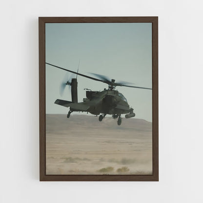 ap-apache ah-64-5 cadre Bois foncé