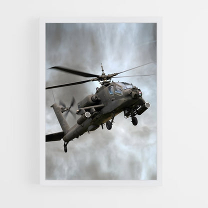 ap-apache ah-64-7 cadre Blanc
