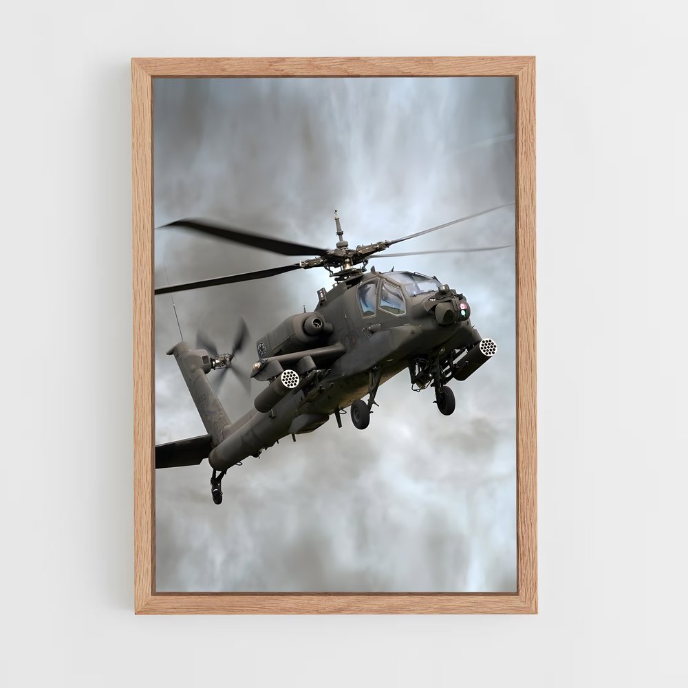 ap-apache ah-64-7 cadre Bois clair