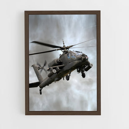 ap-apache ah-64-7 cadre Bois foncé