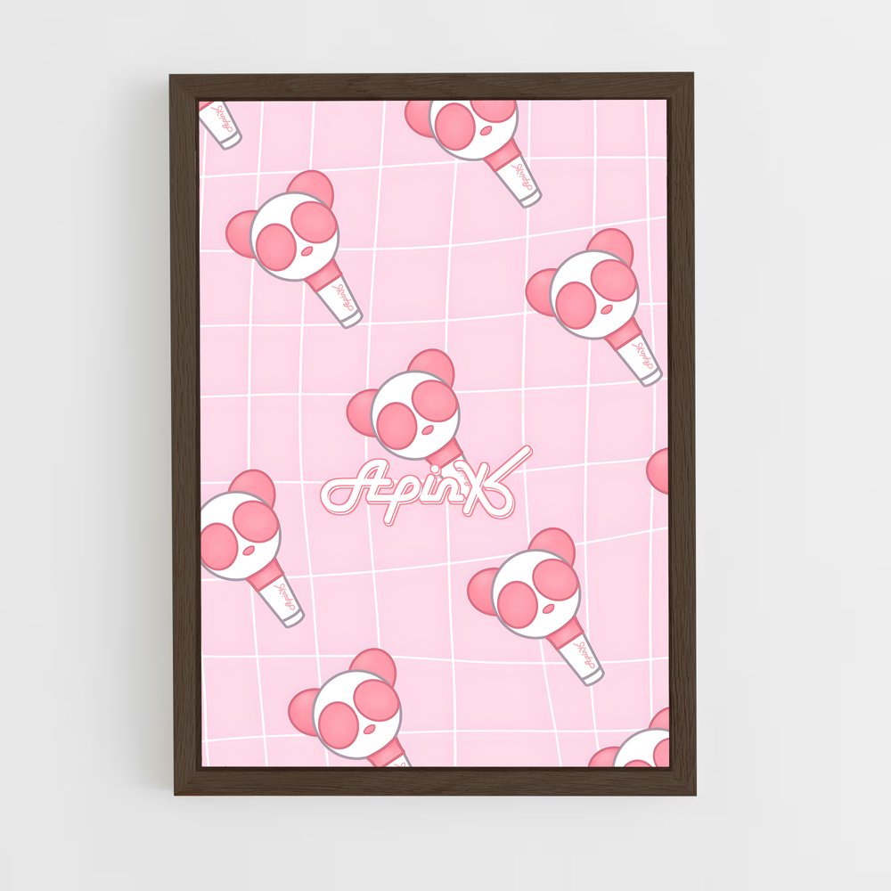 ap-apink-1 cadre Bois foncé