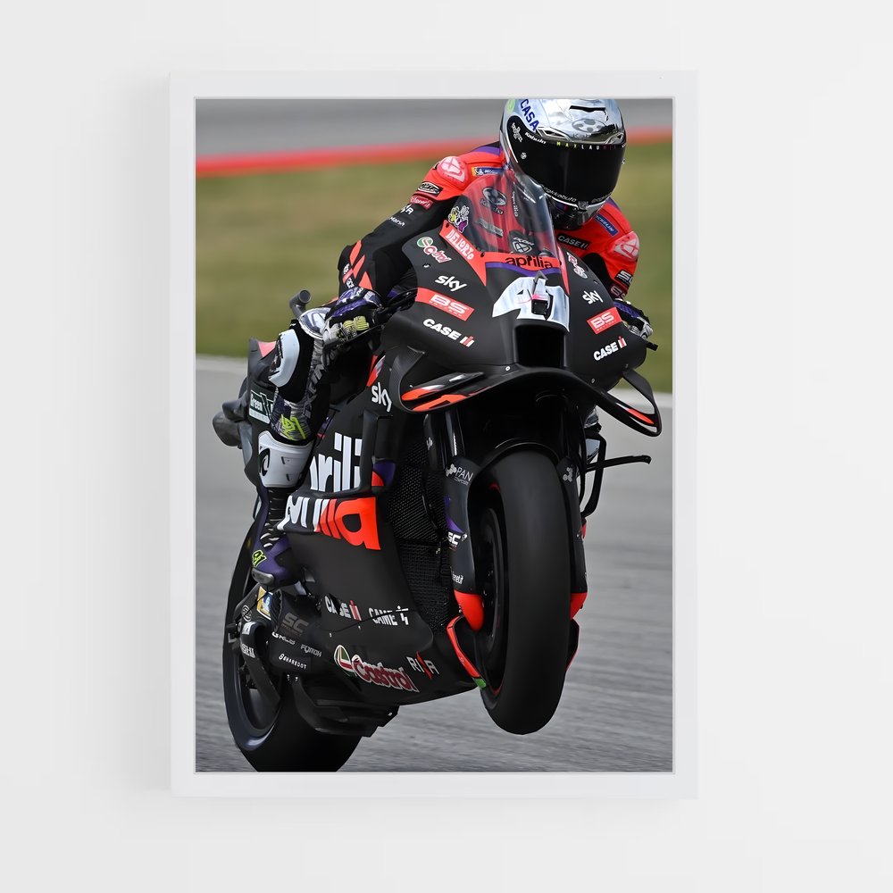 ap-aprilia racing-4 cadre Blanc