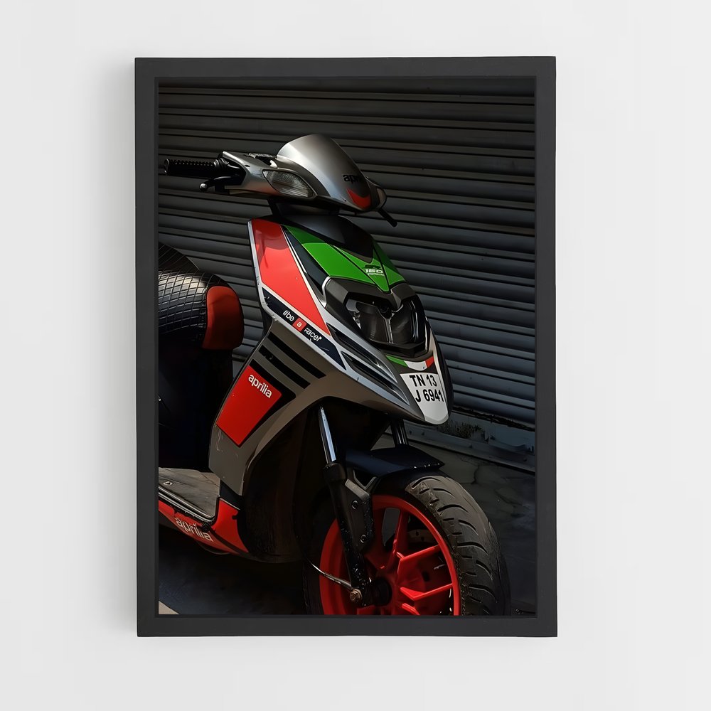 ap-aprilia sr-7 cadre Noir
