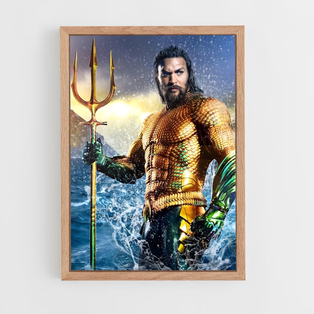 ap-aquaman-17 cadre Bois clair