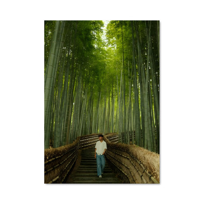 Poster Promenade dans le Bambou