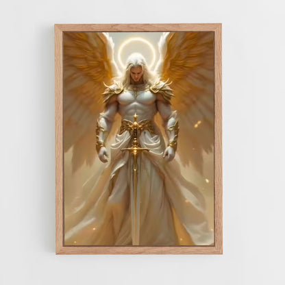 ap-archangel michael-6 cadre Bois clair